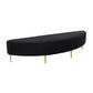 Bianca Black Velvet King Bench