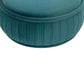 Rylee Teal Velvet Ottoman