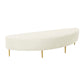 Bianca Cream Velvet Queen Bench