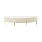 Bianca Cream Velvet Queen Bench