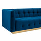 Roma Navy Velvet Sofa