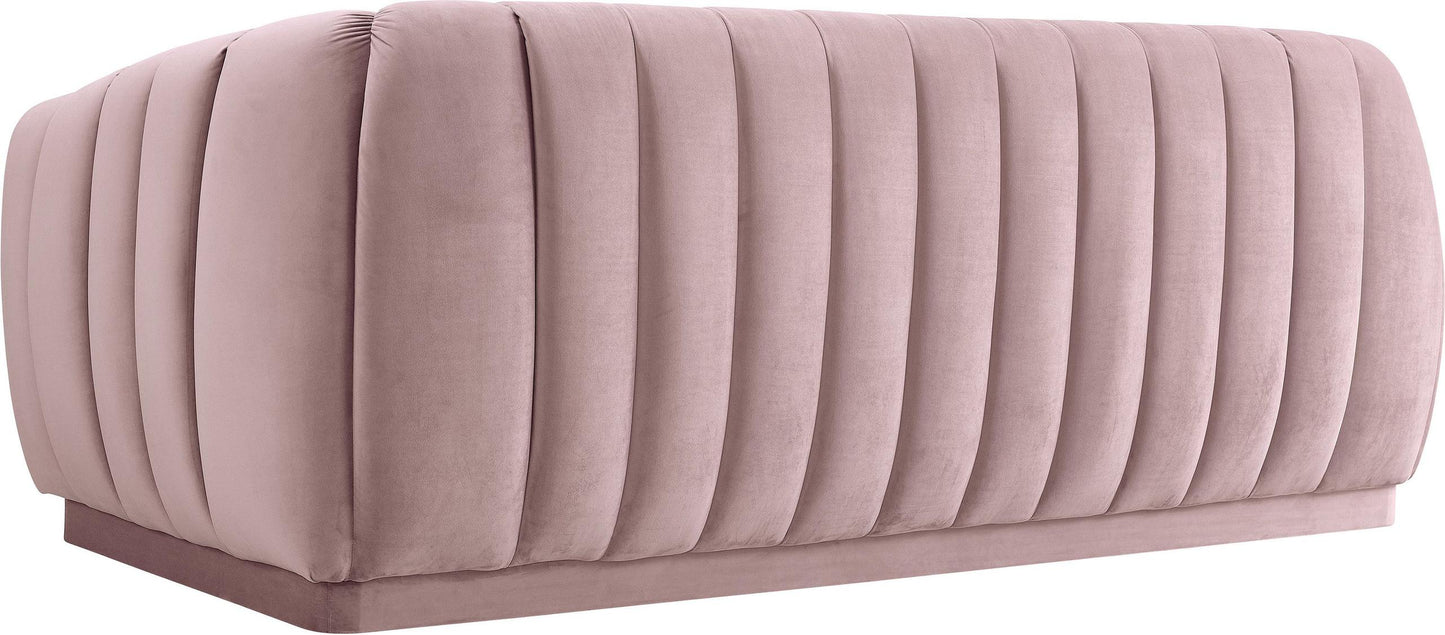 Arno Mauve Velvet Sofa