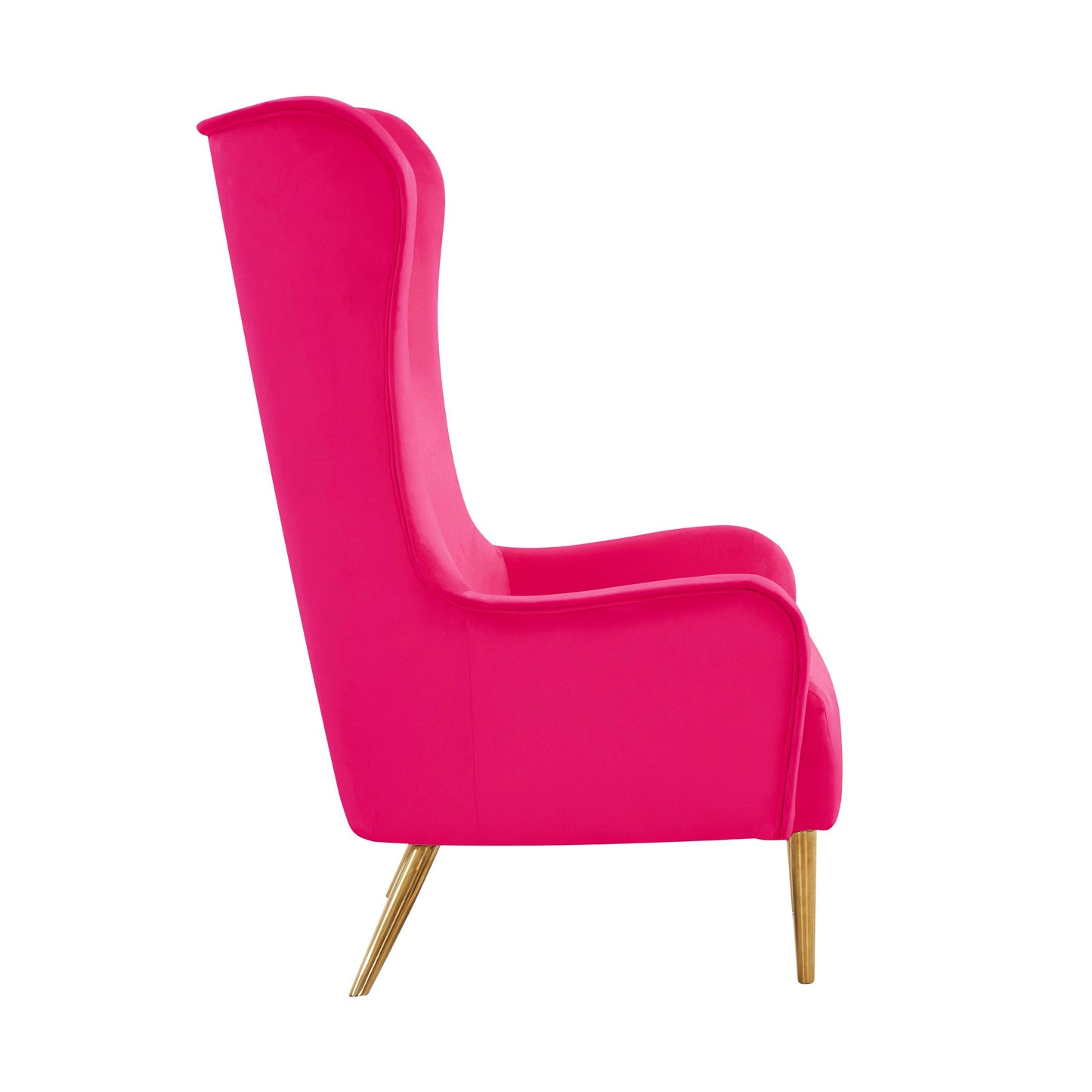 Ethan Hot Pink Velvet Tall Chair