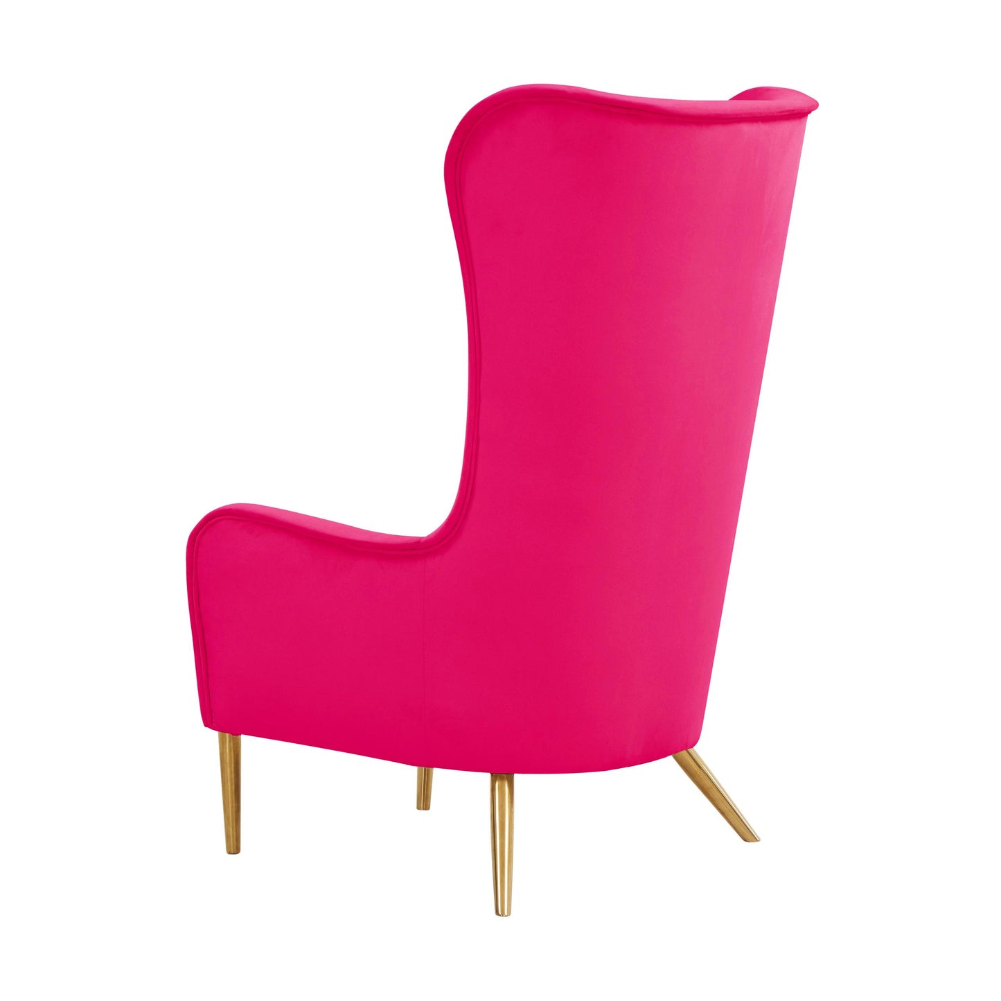 Ethan Hot Pink Velvet Tall Chair