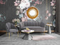 Daisy Petite Grey Velvet Settee