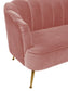 Daisy Petite Blush Velvet Settee