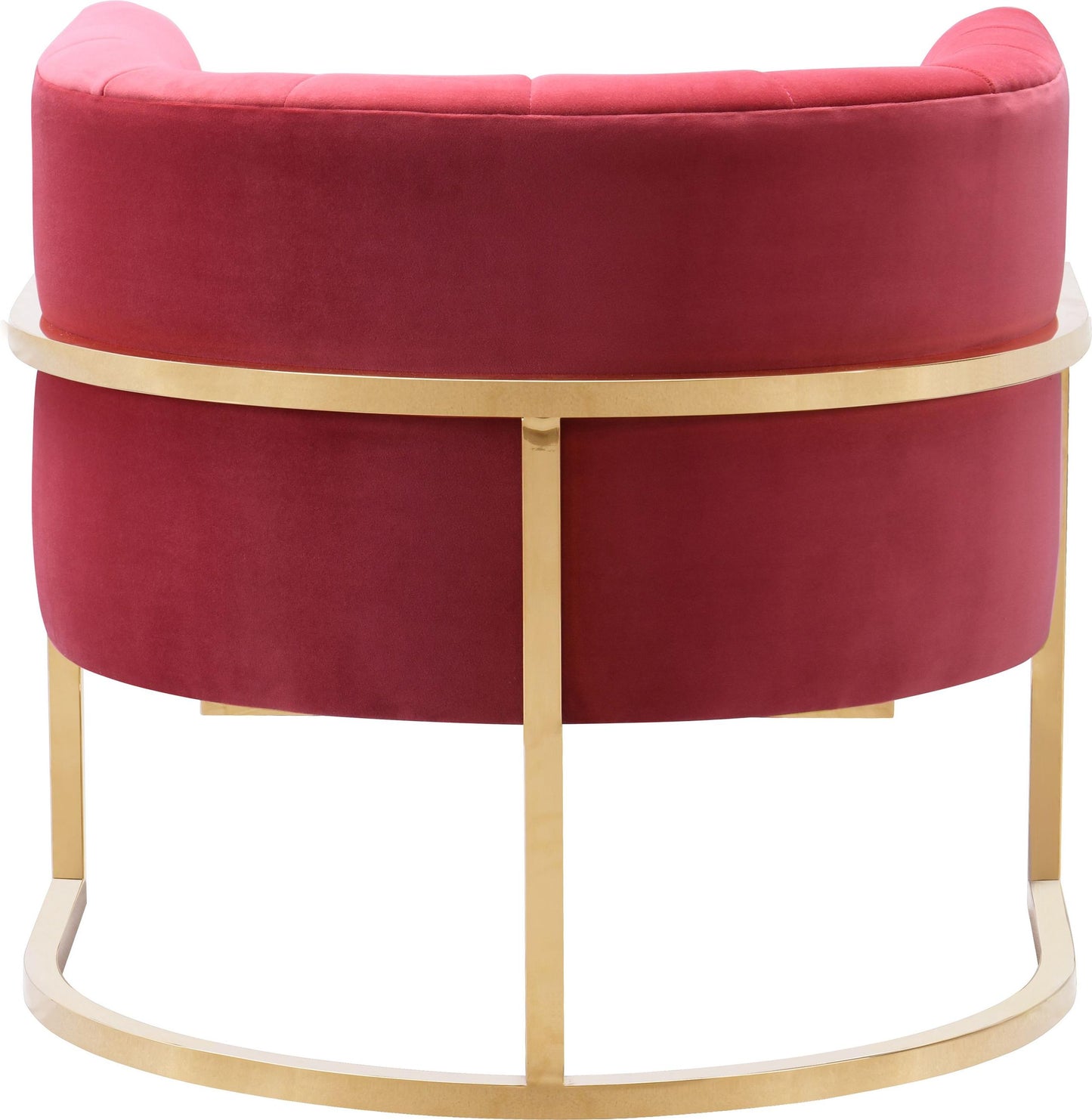 Magnolia Pink Velvet Chair