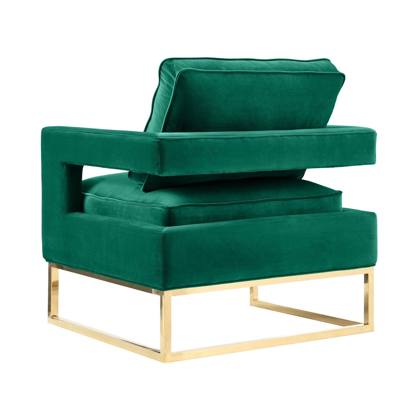 Avery Green Velvet Chair