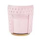 Mimosa Blush Velvet Swivel Chair