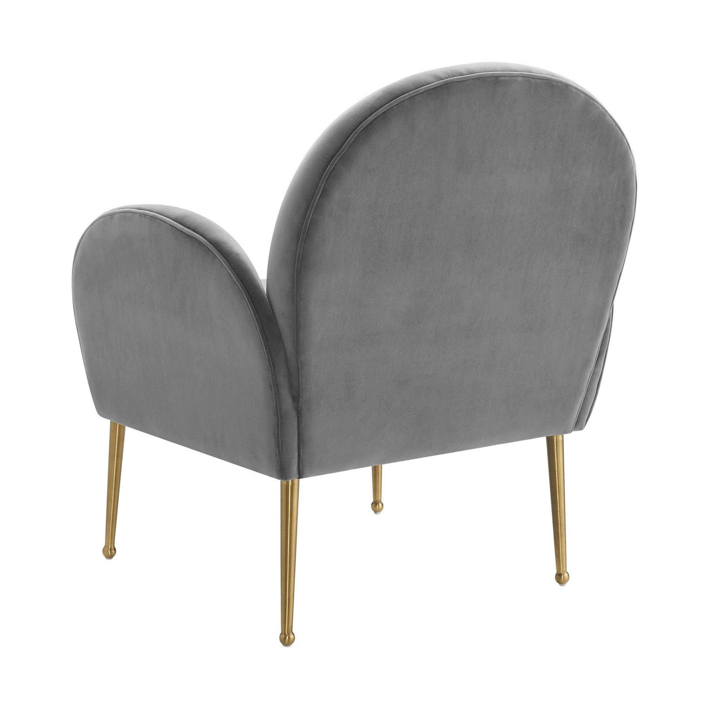 Gwen Grey Velvet Chair