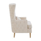 Alina Cream Tall Tufted Back Chair by Inspire Me! Home Decor