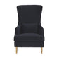 Alina Black Tall Tufted Back Chair by Inspire Me! Home Decor
