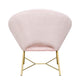 Nolan Blush Velvet Chair