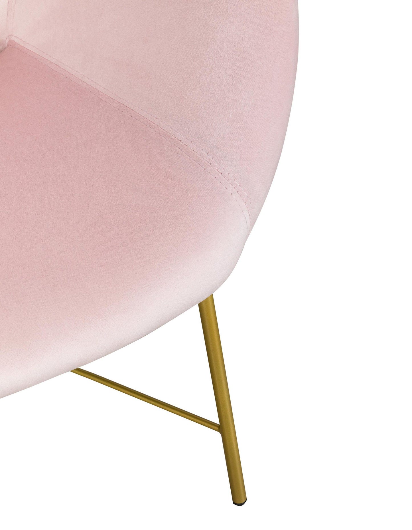 Nolan Blush Velvet Chair