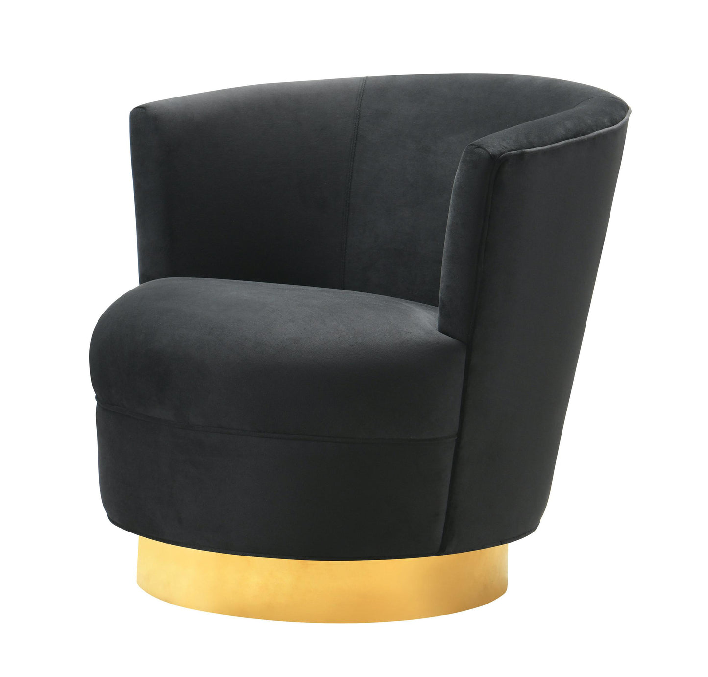 Noah Black Swivel Chair