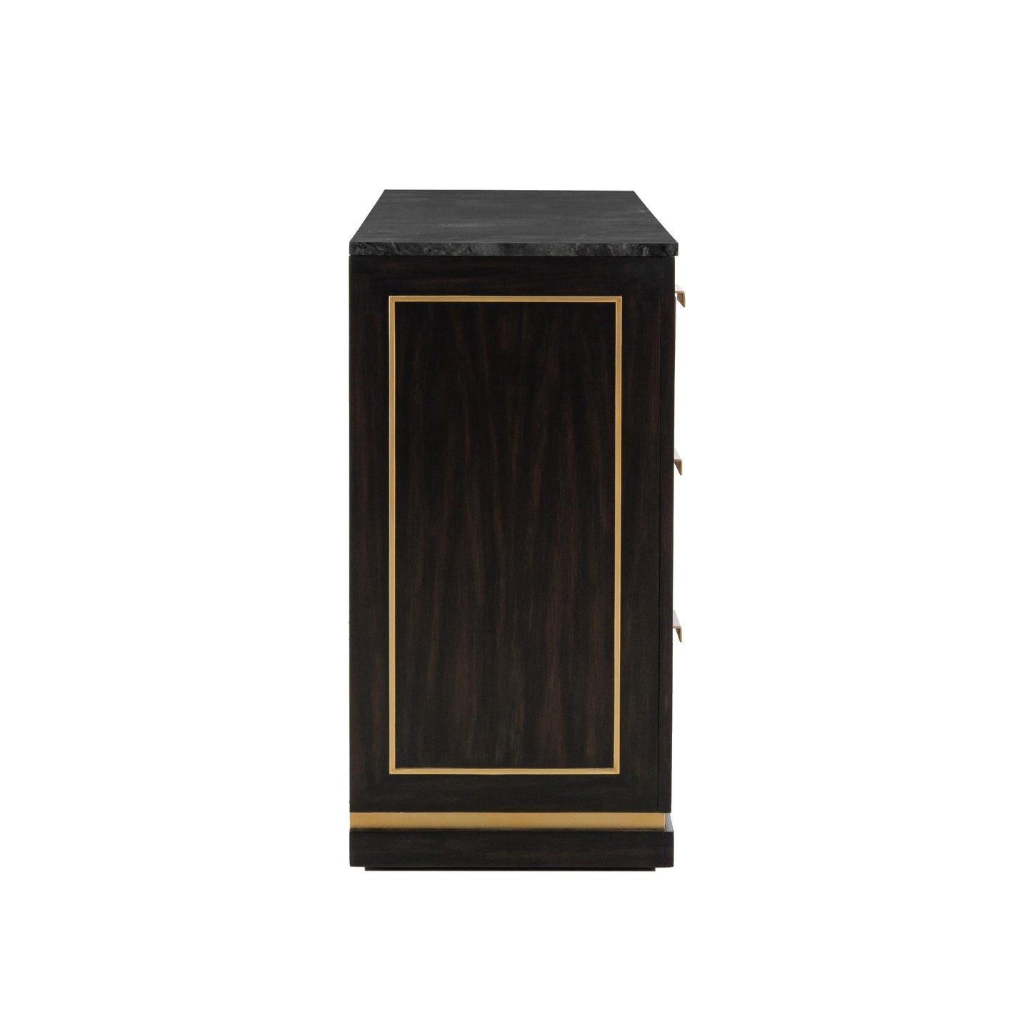 Brooke Espresso Walnut 6 Drawer Dresser