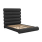 Durwin Black Velvet Bed in Queen