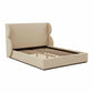 Jibriyah Beige Tweed Bed in King