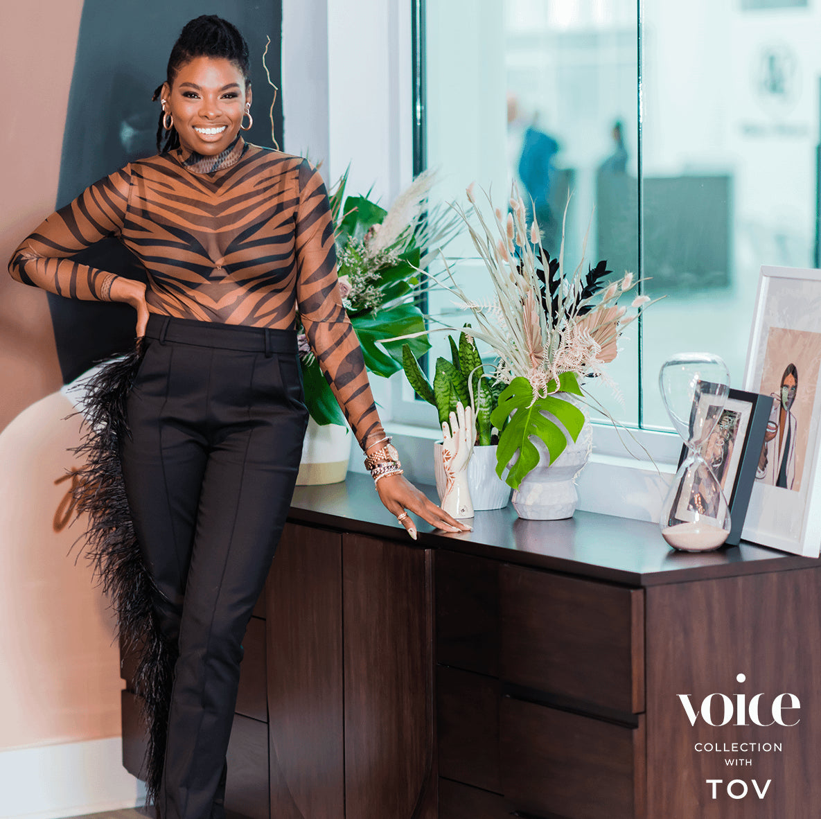 Simone Chocolate Brown Credenza