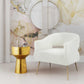 Diana Cream Boucle Accent Chair by Inspire Me! Home Decor