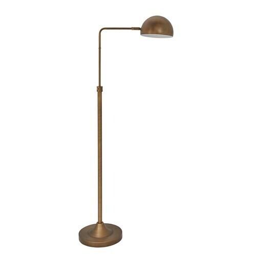 Sheldon Floor Lamp Aged Brass