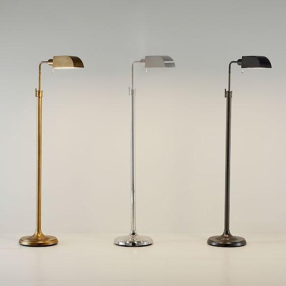 Simone Floor Lamp Aged Brass