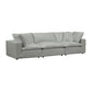 Cali Slate Modular 3 Piece Sofa