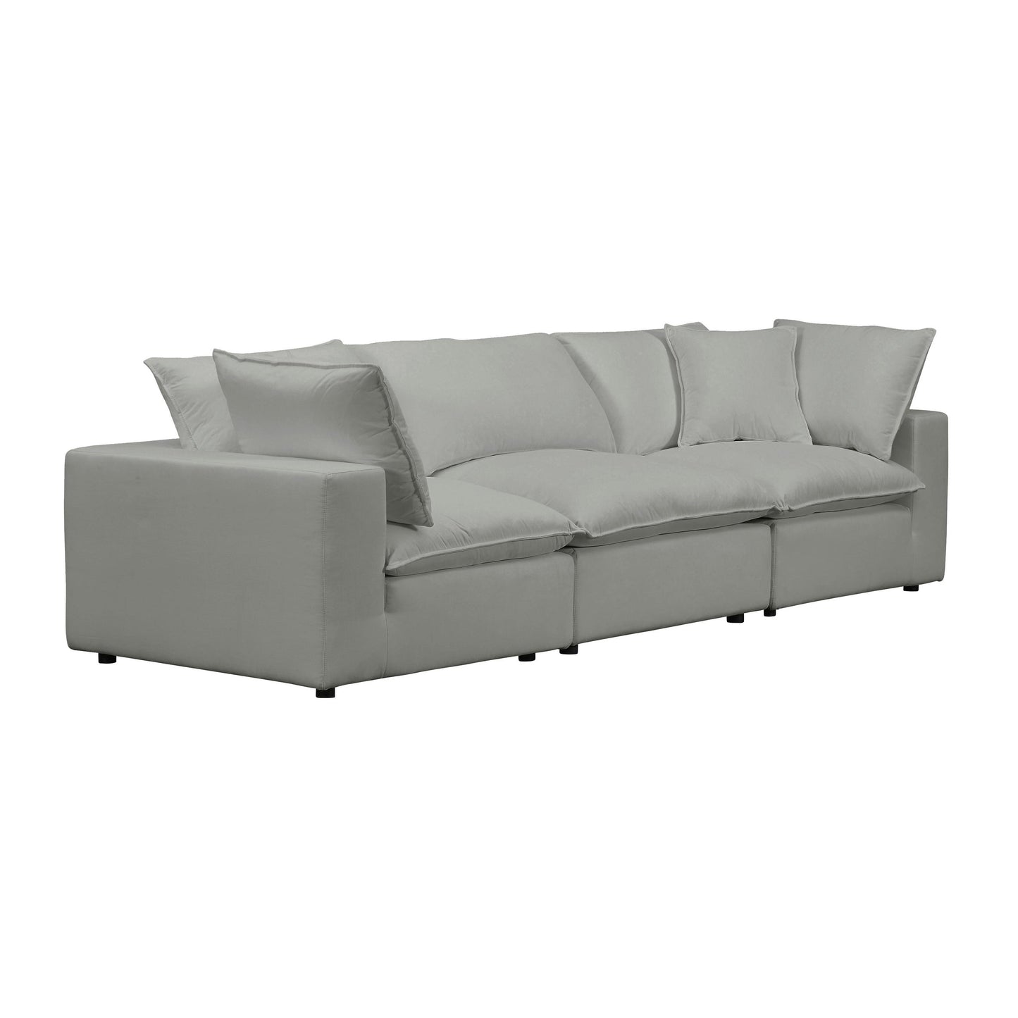 Cali Slate Modular 3 Piece Sofa