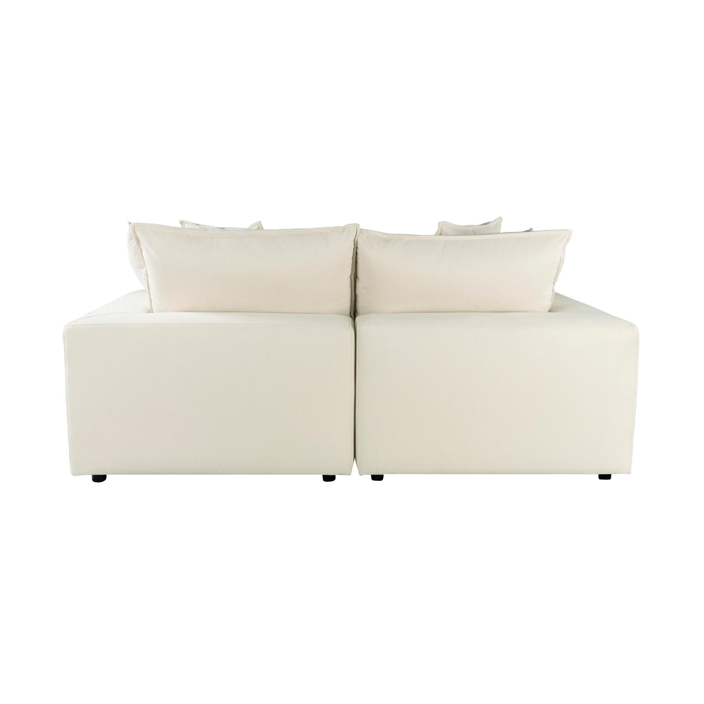 Cali Natural Modular 2 Piece Loveseat