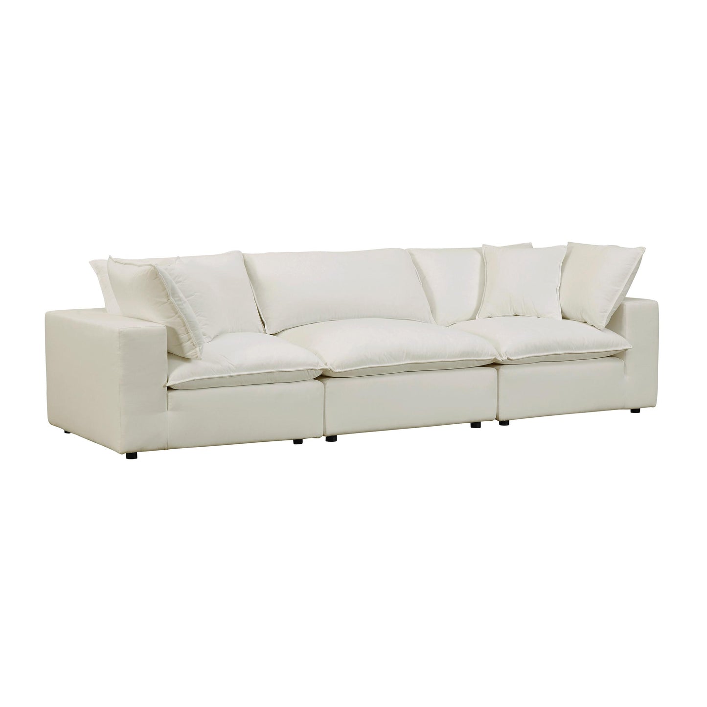 Cali Natural Modular 3 Piece Sofa