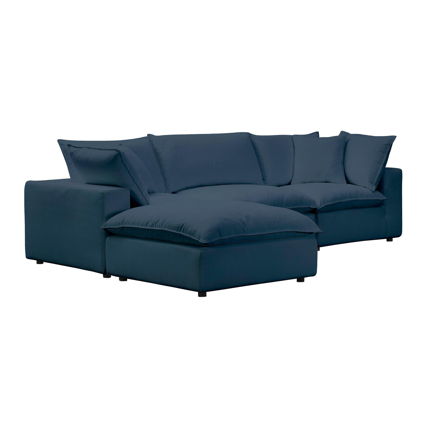 Cali Navy Modular 4 Piece Sectional