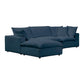 Cali Navy Modular 4 Piece Sectional