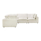 Cali Natural Modular 5 Piece L-Sectional