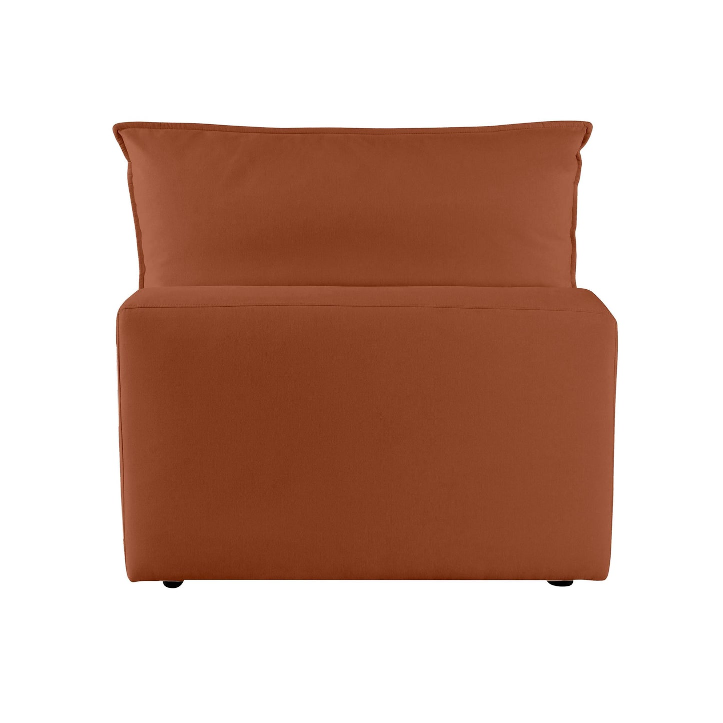 Cali Rust Armless Chair