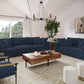 Cali Navy Modular 2 Piece Loveseat