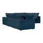Cali Navy Modular 5 Piece L-Sectional