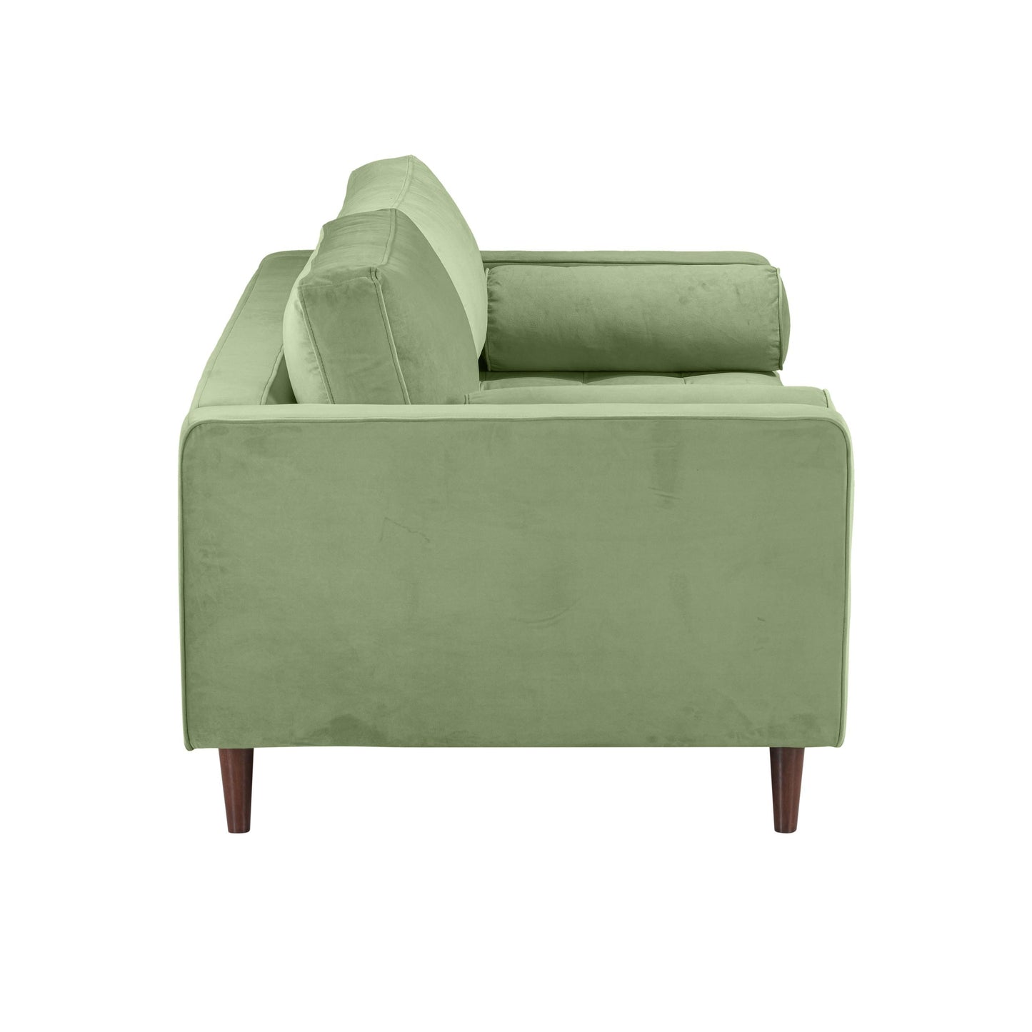 Cave Sage Green Velvet Loveseat