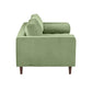Cave Sage Green Velvet Loveseat