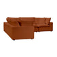 Cali Rust Modular 5 Piece L-Sectional