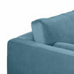 Cave Dusty Blue Velvet Loveseat