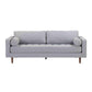 Cave Gray Tweed Sofa