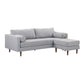 Cave Gray Tweed Sectional
