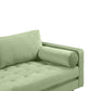 Cave Sage Green Velvet Loveseat