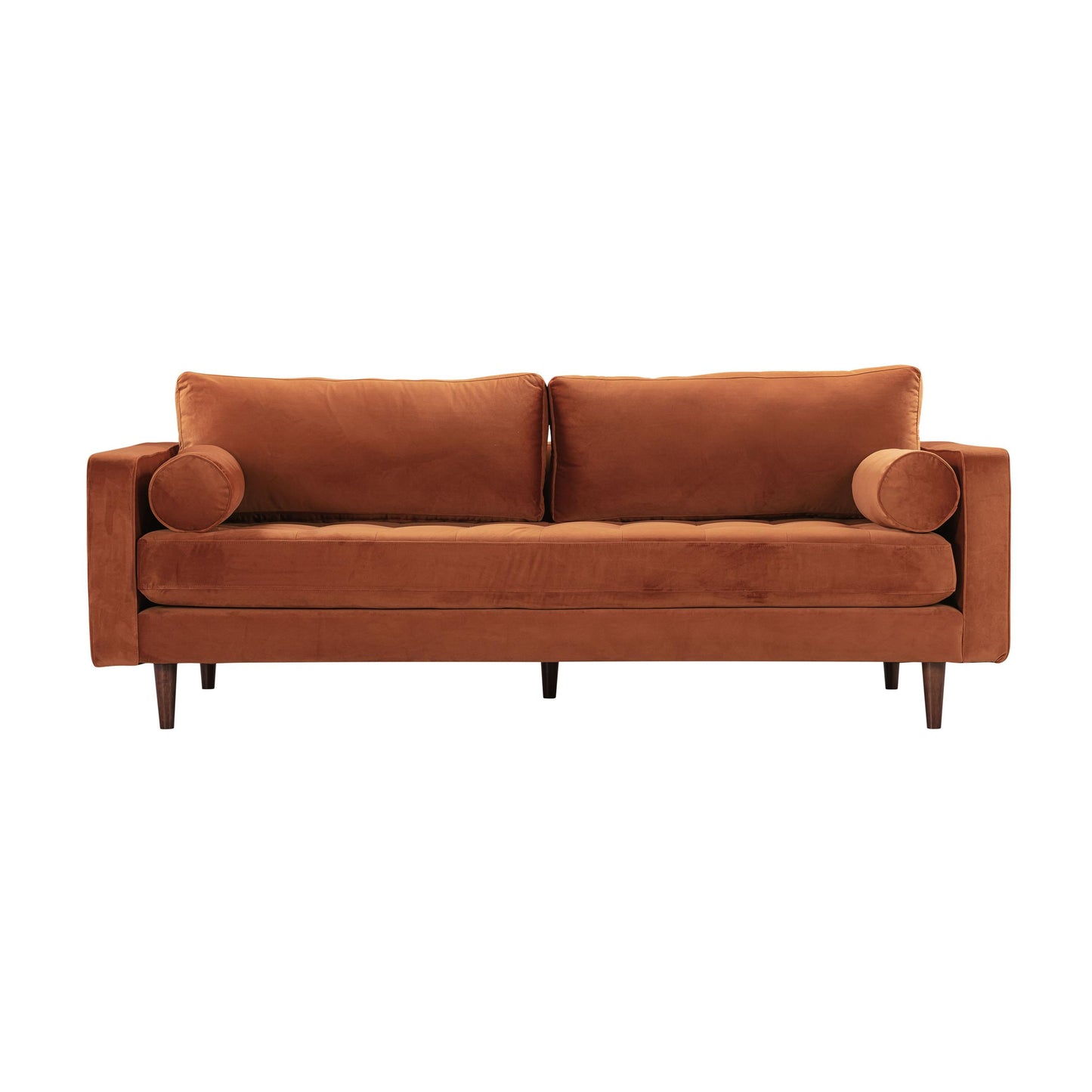 Cave Burnt Sienna Velvet Sofa