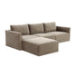 Willow Taupe Modular 4 Piece Sectional