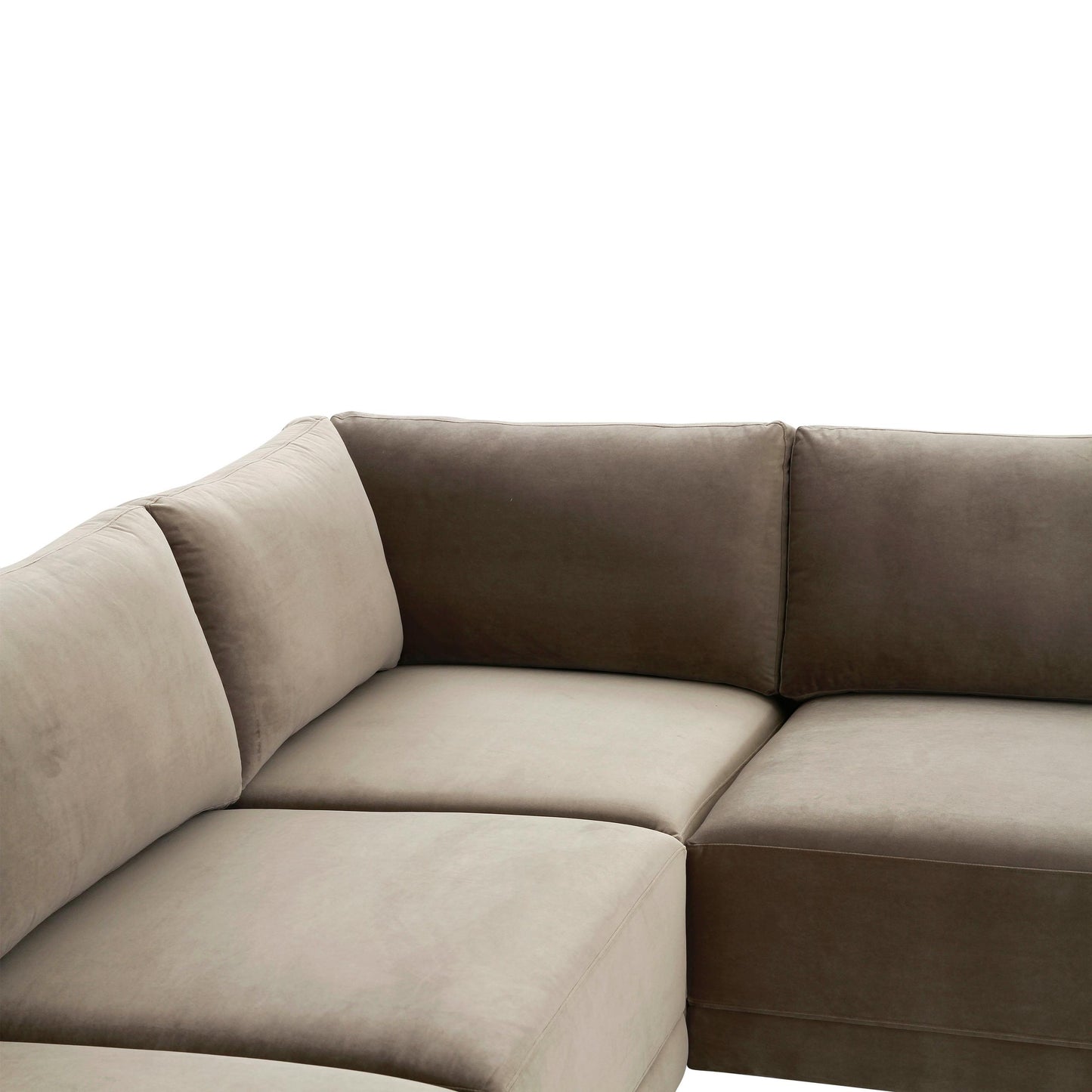 Willow Taupe Modular 5 Piece L Sectional