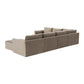 Willow Taupe Modular 7 Piece Large Chaise Sectional