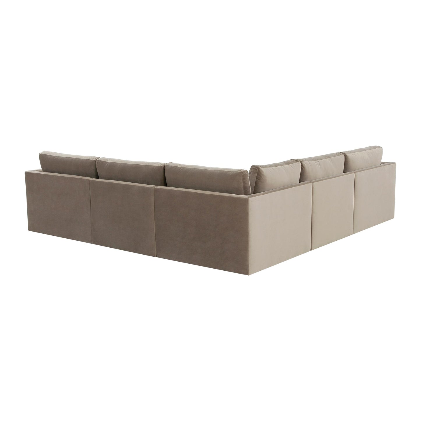 Willow Taupe Modular 5 Piece L Sectional