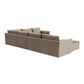 Willow Taupe Modular 7 Piece Large Chaise Sectional