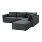 Willow Charcoal Modular 5 Piece RAF Sectional